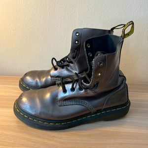 Pewter Doc Martens